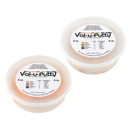 Val-u-Putty Exercise Putty - Pear, Peach - 4 oz Each - Bundle