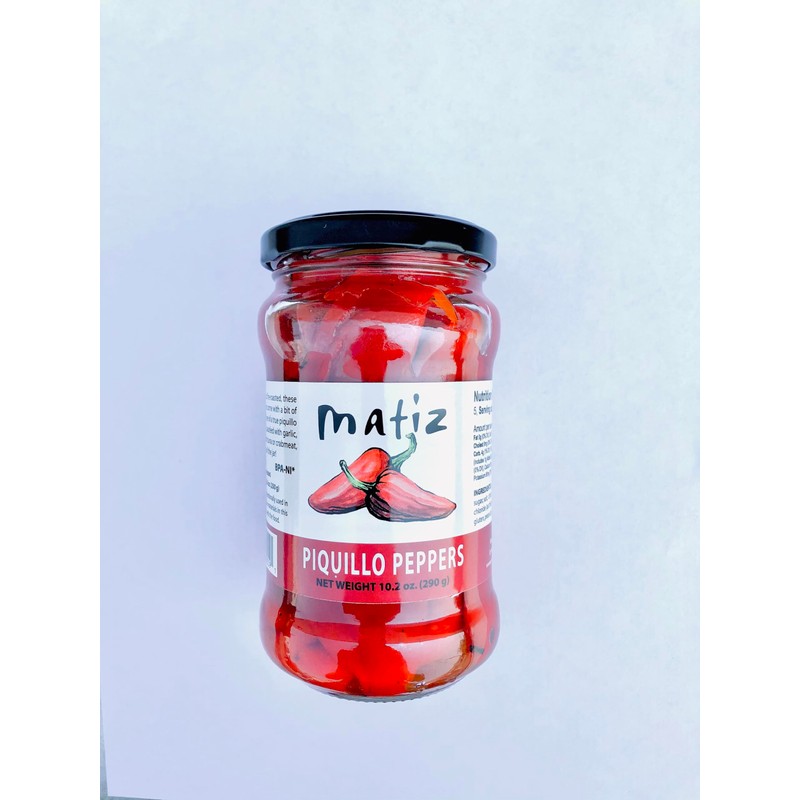 Matiz Piquillo Peppers | 10.2 oz Jar | Whole Sweet