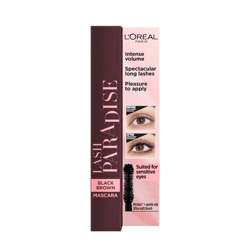 L'Oreal Paris Mascara for Intense Volume and Spectacular Length, Suitable