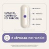 LIFE 360+ Moon Blend Magnesio, Triptófano, Teanina y Manzanilla|180cápsulas