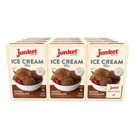 Junket Ice Cream Mix Dutch Chocolate, 4 Ounce (Pack of 12)