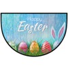 cfpolar Easter Half Round Door Mat - Rabbit Ear Semicircle