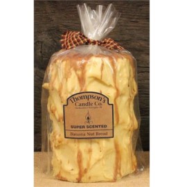 Thompson's Candle Co Banana Nut Bread Pillar Candles