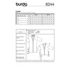 Burda Style Sewing Pattern B6244 Ladies Kimono Style Coat or