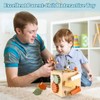Smartwo Wooden Motor Skills Cube, Motor Skills Toy, Multifunctional 6