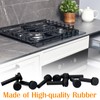 16 Pack WB02X24790 Stove Grate Rubber Feet Replacement for GE