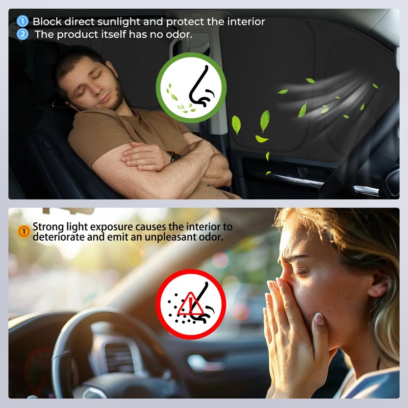 Car Side Window Cover Sun Shade Windshield Compatible with RAV4