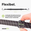 Set of 2 Luggage Lashing Straps, 60 cm, Adjustable, Reflective,