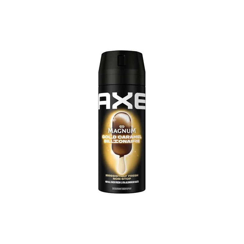 Axe Bodyspray Magnum Gold Caramel Billionaire Limited Edition Deodorant without