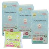 ナチュラムーン(NaturaMoon) おりもの専用シート ロング 36個入×3パックセット+【お試し2個入り】ナチュラムーン 生理用ナプキン [羽付き 多い日の昼用] 高分子吸収材不使用 ノンポリマー