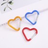 Red Carabiners Keychain Clips Snap Hook Key Ring for Camping