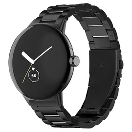 Synsing Titanium Metal Strap Compatible with Pixel Watch 3 41 mm/2/1 - Metal Strap with Secure Buckle as Accessory for Men and Women