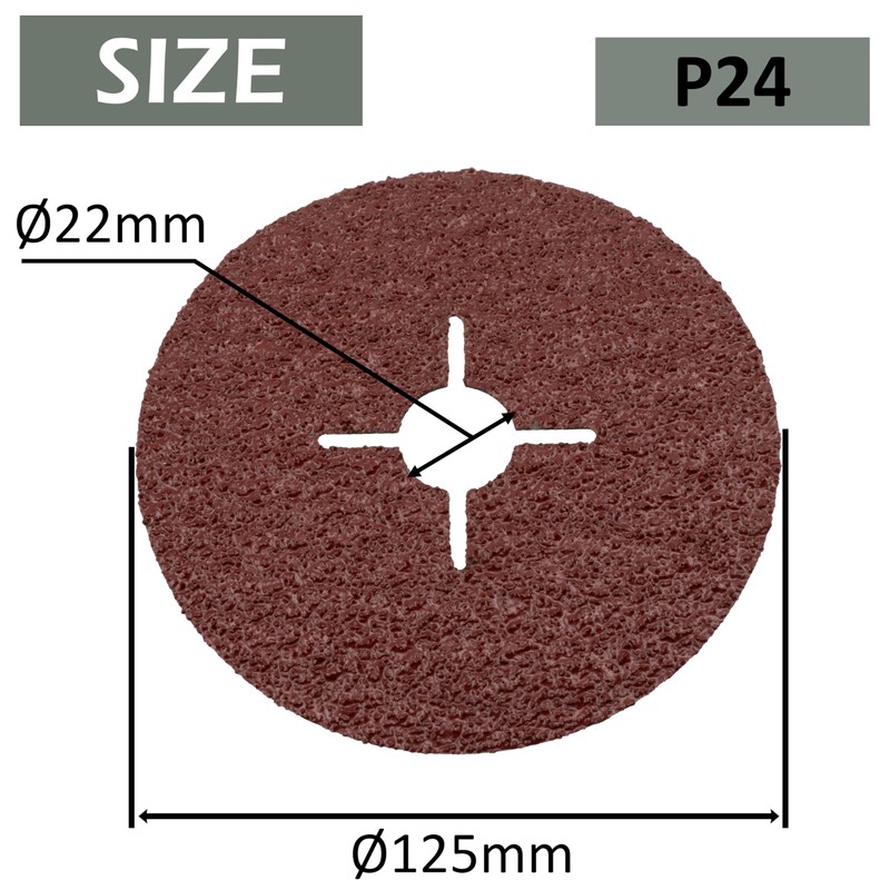 AERZETIX - C77039 - Set of 5 Sanding Discs Diameter