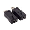 chenyang 2 Pack Mini USB Male/Female to Micro USB Male/Female