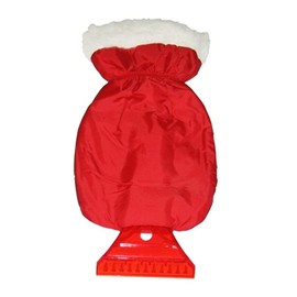 VEROPA 6487 Ice Scraper with Mitt, Red/Black