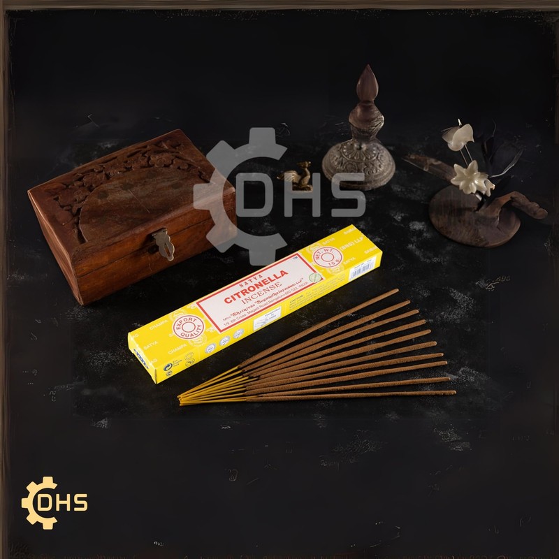 Satya Nag Citronella incense Sticks - Hand Rolled | Full