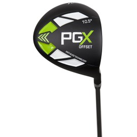 Pinemeadow Golf PGX Offset Driver, Left Hand, Black/Green
