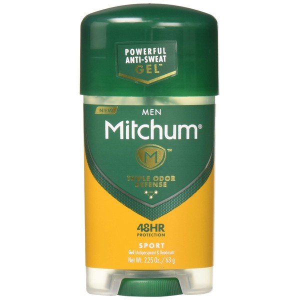 Mitchum Anti-Perspirant & Deodorant Clear Gel, Sport, 2.25 oz (63 g) (Pack of 12)