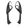 Worldmotop Offroad Rear View Side Mirror Adjustable Motorcycle Side Rearview