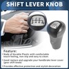 INFINAUTO 6 Speed Manual Gear Shift Knob, Automotive Gearbox Stick