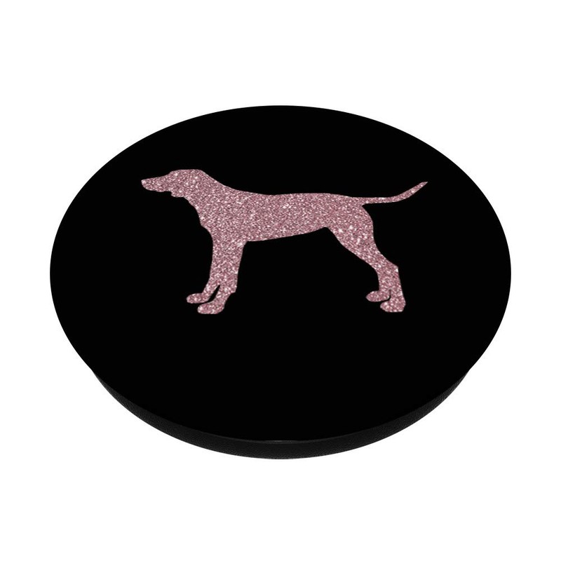 Rose Color Dog Silhouette German Shorthaired Pointer