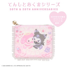 Shobido SA56449 Sanrio Tenshi and Akuma Series Flat Pouch, Limited Original Illustration