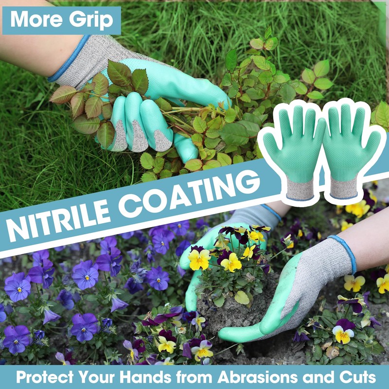 WORKPRO 4 Piece Garden Tools Set, Stainless Steel Hand Tools