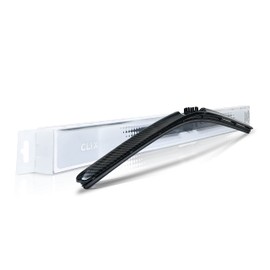 Clix Wipers - 20" Black Carbon Fiber Automotive Replacement Wiper Blade (Pack of 1) Universal Clip On All-Weather Flex Frame Windshield Wiper