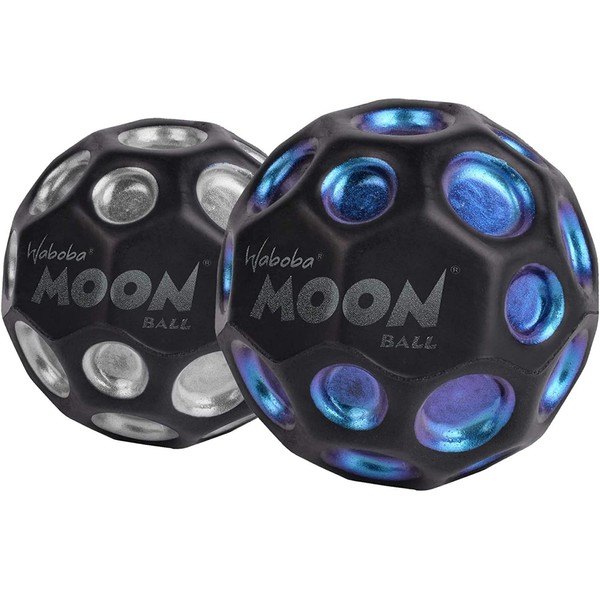 Funstuff Waboba Moon 2 Pack Bundle | Waboba Bounce Balls Dark Side of The Moon | Bouncing Balls