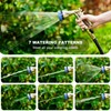 HOSUN Heavy Duty Garden Hose Nozzle, 100% Metal Adjustable Water