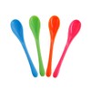 SURALIN Set of 4 colourful plastic spoons, small spoons, coffee