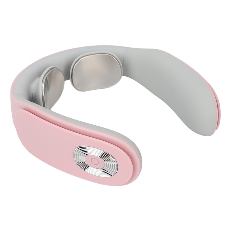 Electric Neck Massager Cordless USB Rechargeable Hot Compress Vibration Neck