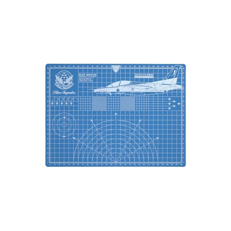 Ikeda Kogyo Blue Impulse Cutting Mat [A4 Size Approx. 11.8