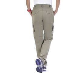 Nonwe Women's Lightweight Outdoor Sport Convertible Quick-Drying Pants Khaki S/32 Inseam
