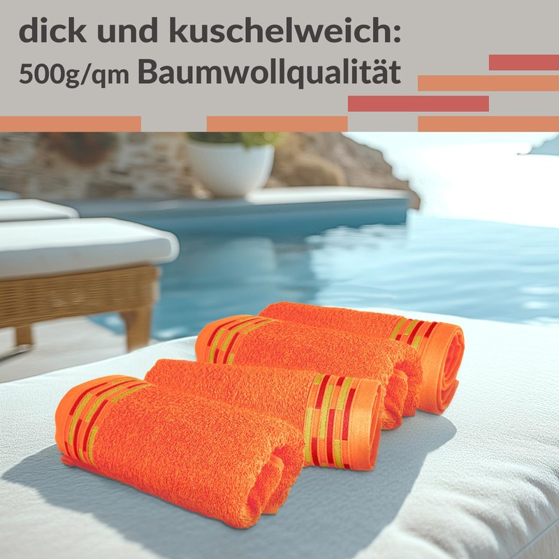 Lashuma Lugano Guest Hand Towels 30 x 50 cm Set