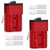 Uddick 2PCS 175A 1/0-4 Gauge Battery Cable Quick Connect/Disconnect Connector