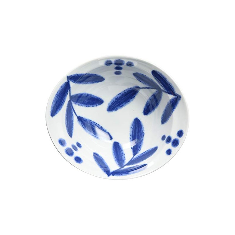 Hasami Ware 14758 Vanilla Rim Bowl (S) Diameter 5.5 inches