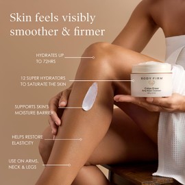 BODY FIRM Crepe Erase Advanced Body Repair Treatment, Anti-Aging Skin Care Moisturizer for Body and Neck, Firming Cream to Support Wrinkle, Promotes Natural Elastin & Collagen Production, 10 oz