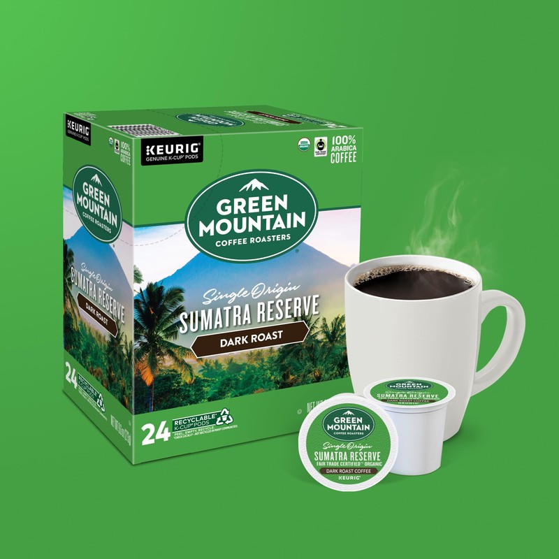 Green Mountain Coffee Roasters Sumatra Reserve Coffee, Keurig Single-Serve K-Cup