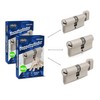GERCAR Pro Locking Cylinder Mix 3 Keyed Alike Can be