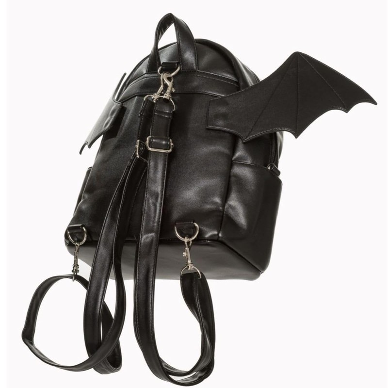 Banned Bat Wing Backpack Waverley Faux Leather Gothic Cute Kitch
