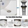 Pop Up Sink Drain Stopper Assembly with Ball Lift Rod