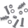 20 x Grey Countersunk Screws Polypropylene (PP) Plastic Nuts and