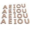 IVEI DIY Wood Sheet Craft - MDF Cutouts Letters Vowels