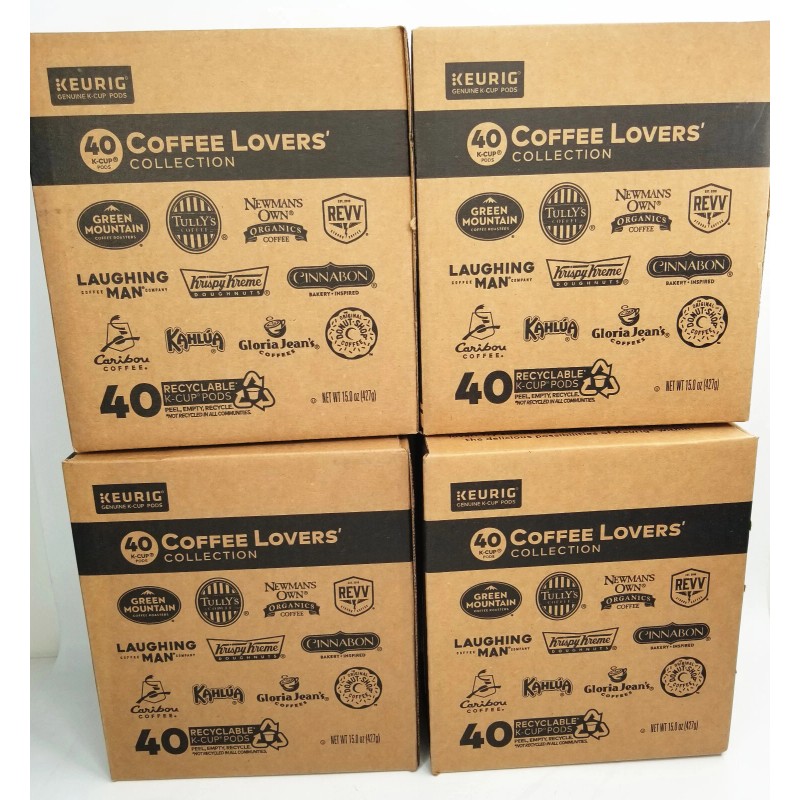 Keurig Coffee Lovers' Collection Sampler K-Cup Pods Single-Serve 400ct 10