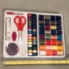 Starter Set Mini Thread Spool Bobbins Needles Thimbles Scissors Seam