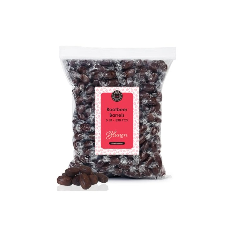 Root Beer Barrels Hard Candy - Bulk Old Fashioned Candies
