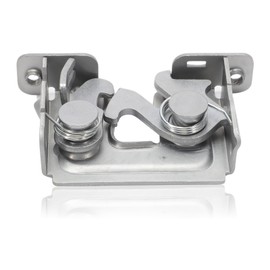 Attisfiera Bonnet Catch Latch Lock for 1, 3, 5 Series E90 E81 E87 E88 51237115229 51237115228 7008755 Silver Bonnet Catch Lock Release Mechanism