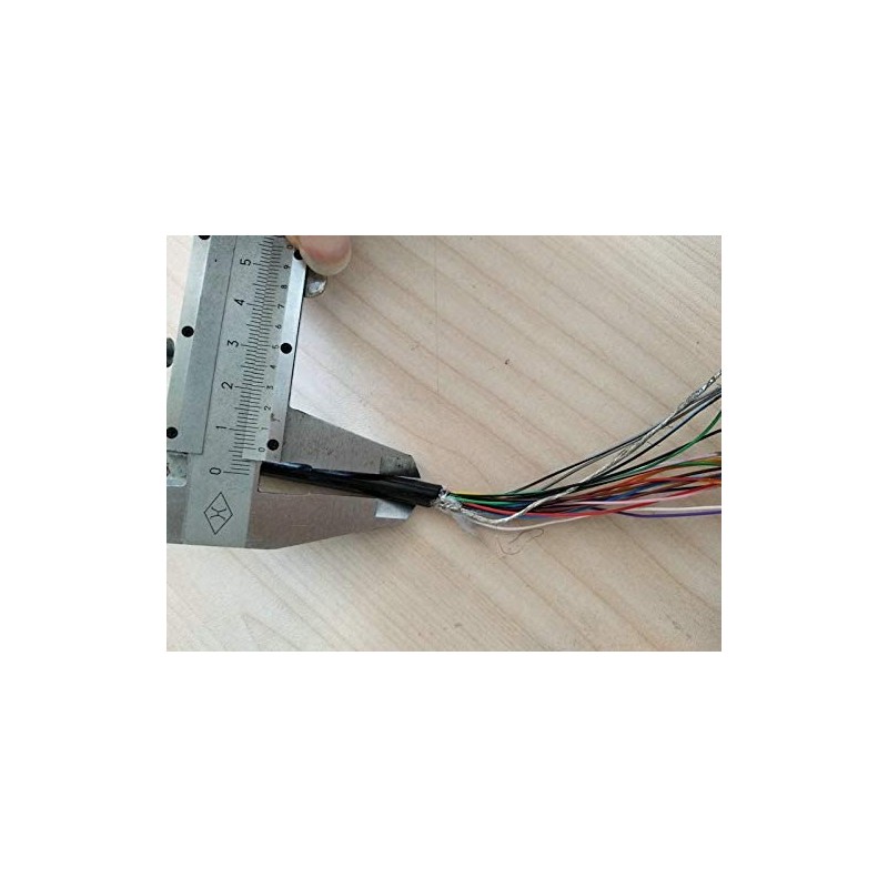 26 Cores Industrial Spring Spiral Coiled Cable CNC Handheld Encoder