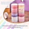 DERJDISF 40 Washi Tape Set - 20 Colourful and 20
